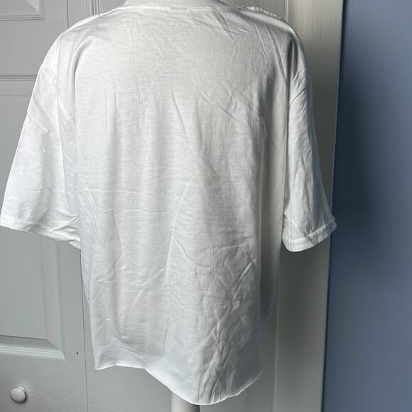 Princeton University Tigers Logo Crop Top White Medium - Picture 8 of 8